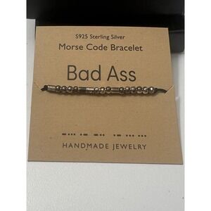 Morse Code Bracelet for Women Men Secret Message Gift